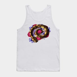 Ball Python in Flowers Tank Top